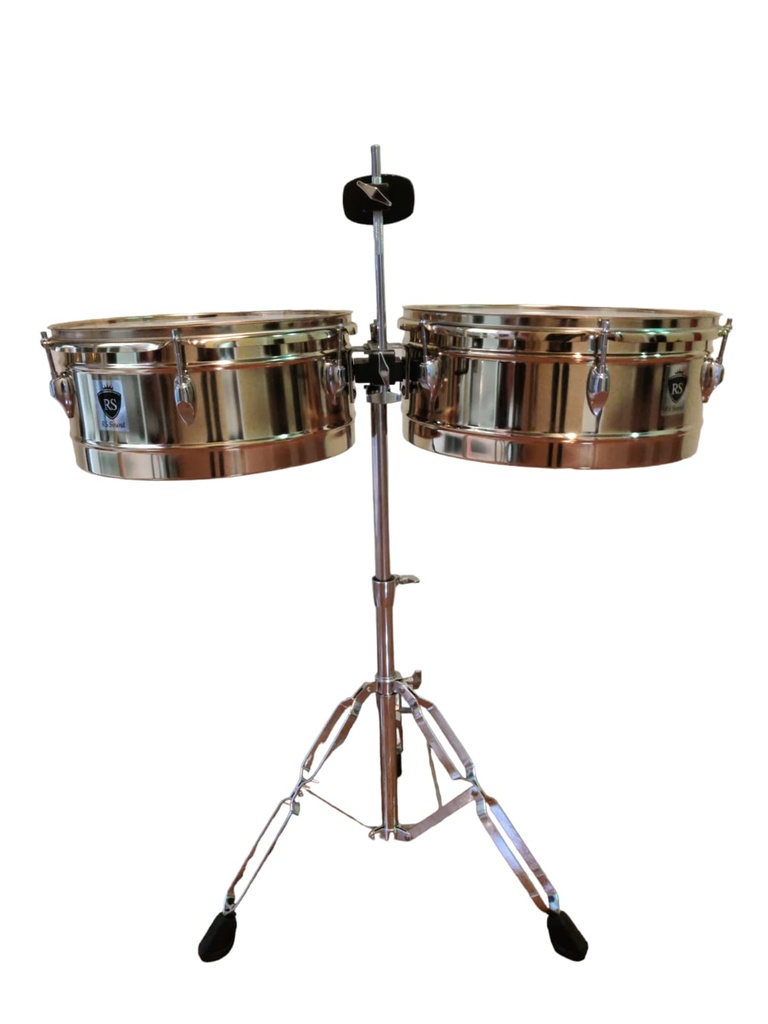 TM001SGLD TIMBALES 14" 15" GOLD RS SOUND C/CENCERRO DE METAL