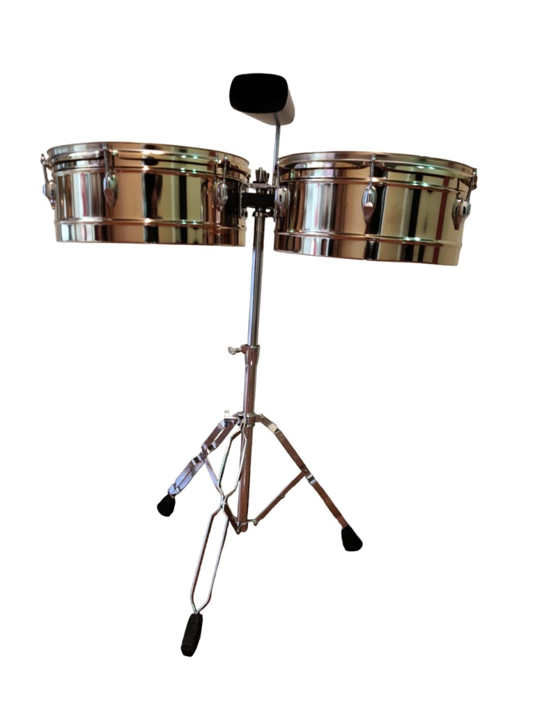 TM001SGLD TIMBALES 14" 15" GOLD RS SOUND C/CENCERRO DE METAL