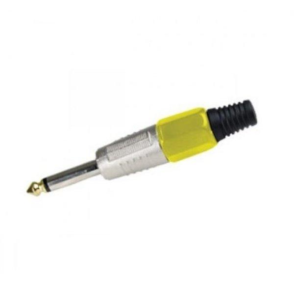 TPL1623YE PUNTA PARA CABLE PLUG 1/4 MONO AMARILLO