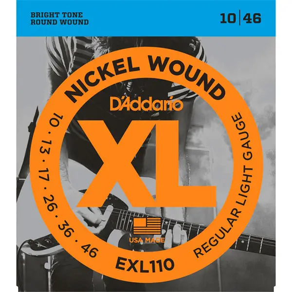 EXL110 JUEGO DE CUERDA GUITARRA ELECTRICA ADDARIO CALIBRE .10