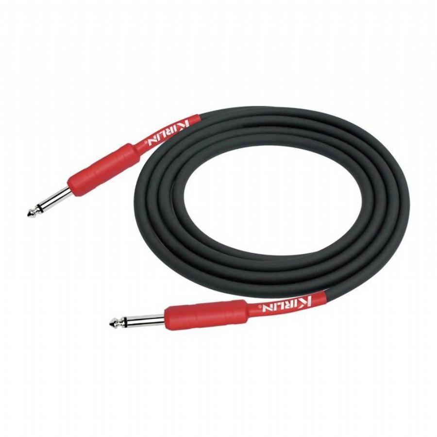 CABLE PARA INSTRUMENTO KIRLIN 6MTS PLUG A PLUG PVCROJO