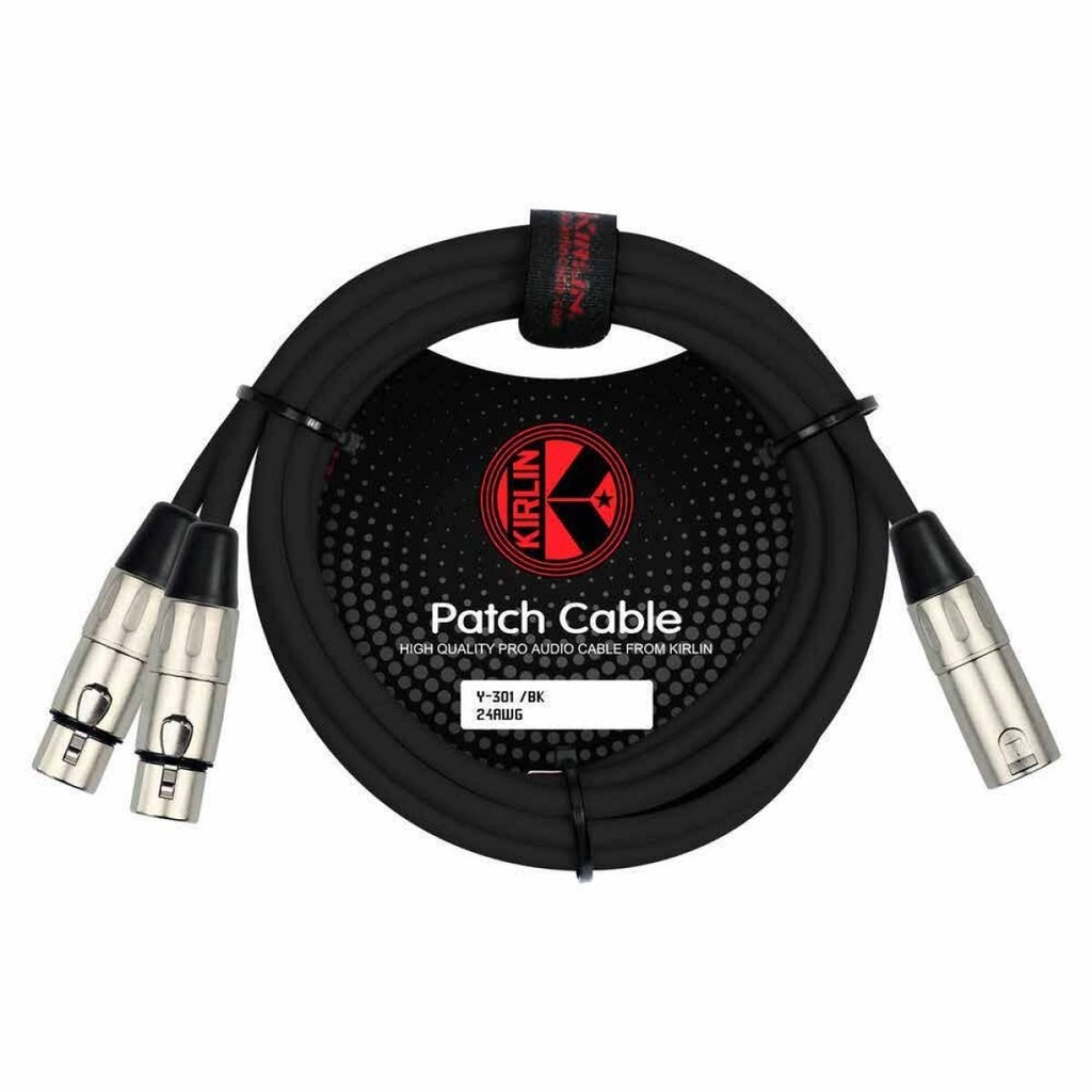 Y301PB1MBK CABLE Y DE XLR A 2 XLR HEMBRA