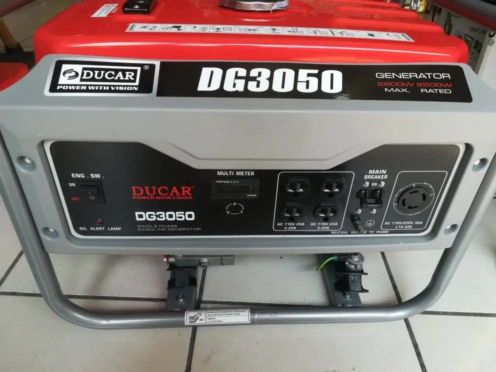 DG3050 GENERADOR DUCAR 2500W NOMINAL 2800W MAX