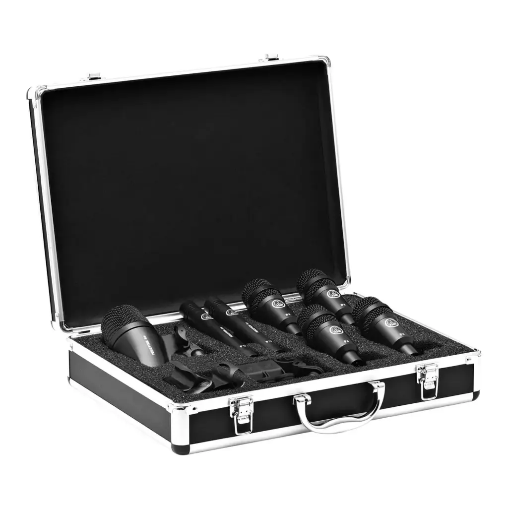 DRUMSETSESS1 SET DE MICROFONO PARA BATERIA AKG 7 PIEZAS