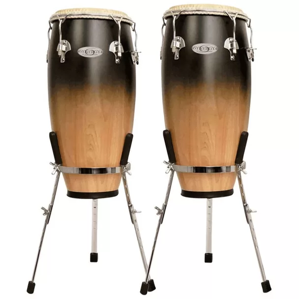 SET DE 2 CONGAS TOCA SYNERGY DELUXE 10 11 BASKET ST CF