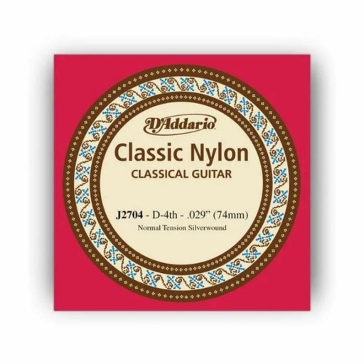 [J2704] J2704 CUERDA NYLON ADDARIO PARA GUITARRA NO.4