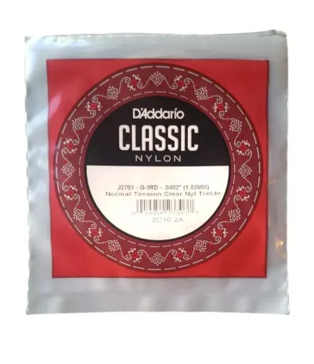 [J2703] J2703 CUERDA NYLON ADDARIO PARA GUITARRA NO.3