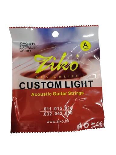 [DAG011] DAG011 CUERDAS DE GUITARRA ACUSTICA DE LATON Y COBRE 65%