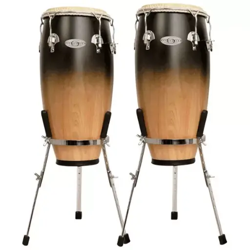 [2350CF] SET DE 2 CONGAS TOCA SYNERGY DELUXE 10 11 BASKET ST CF