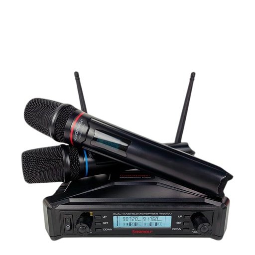 [H600DU] MICROFONO INALAMBRICO UHF DE 2 PIEZAS